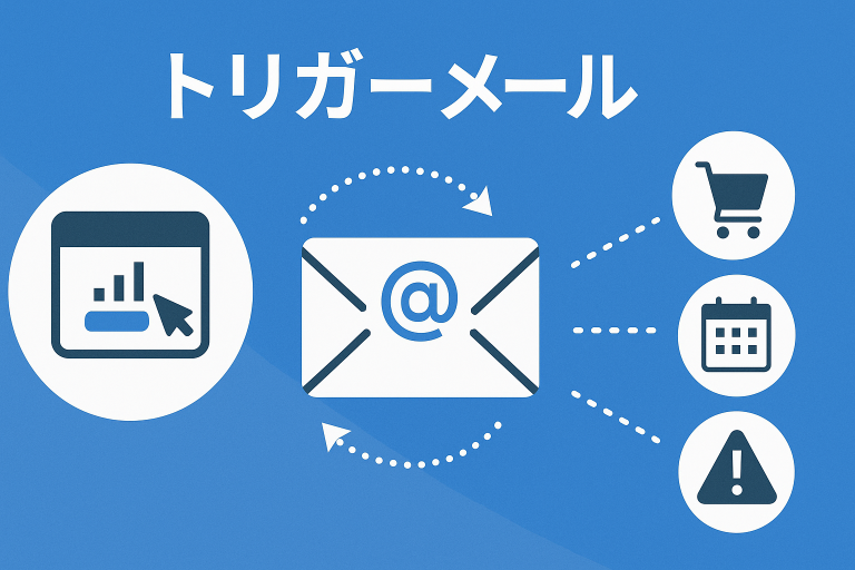 【初心者向け】トリガーメールとは？仕組み・活用例・設定ポイントをわかりやすく解説！
